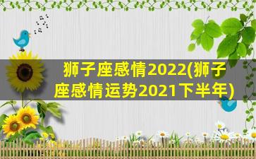 狮子座感情2022(狮子座感情运势2021下半年)